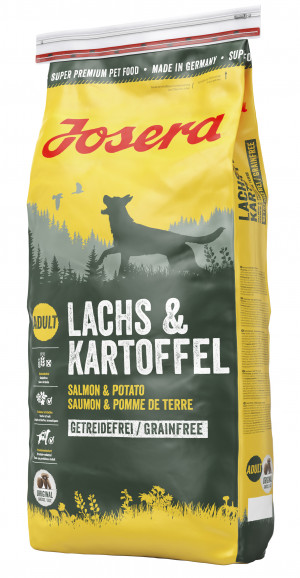 Josera Salmon & Potato / Lachs & Kartoffel 15kg Cena norādīta par 1 gb. un ir spēkā pasūtot 2 gb.
